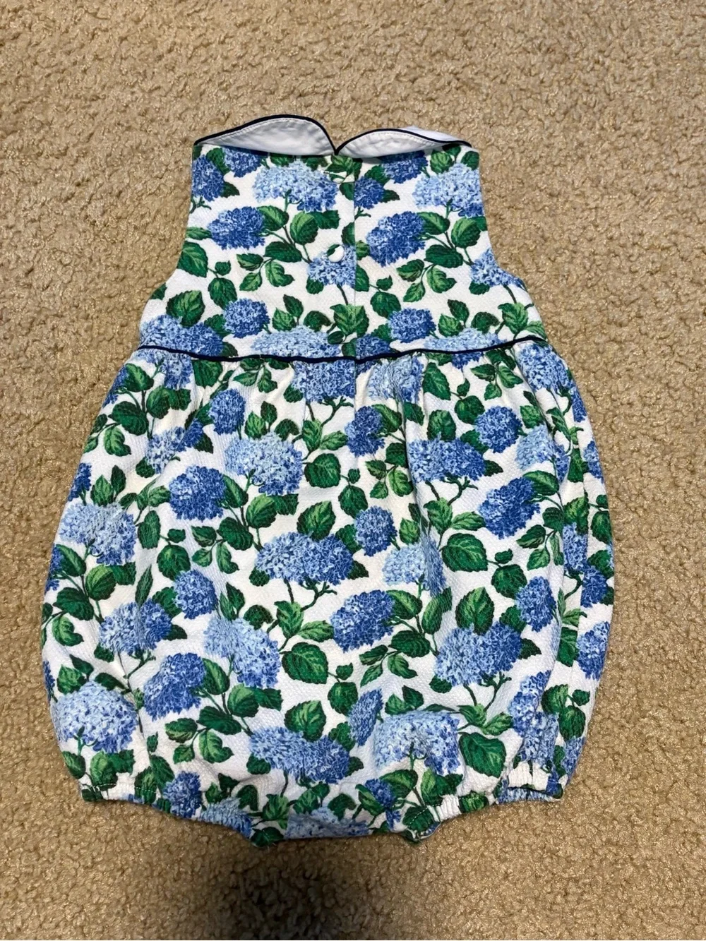 Ralph Lauren White Baby Dress and Blooming Blue Floral Romper